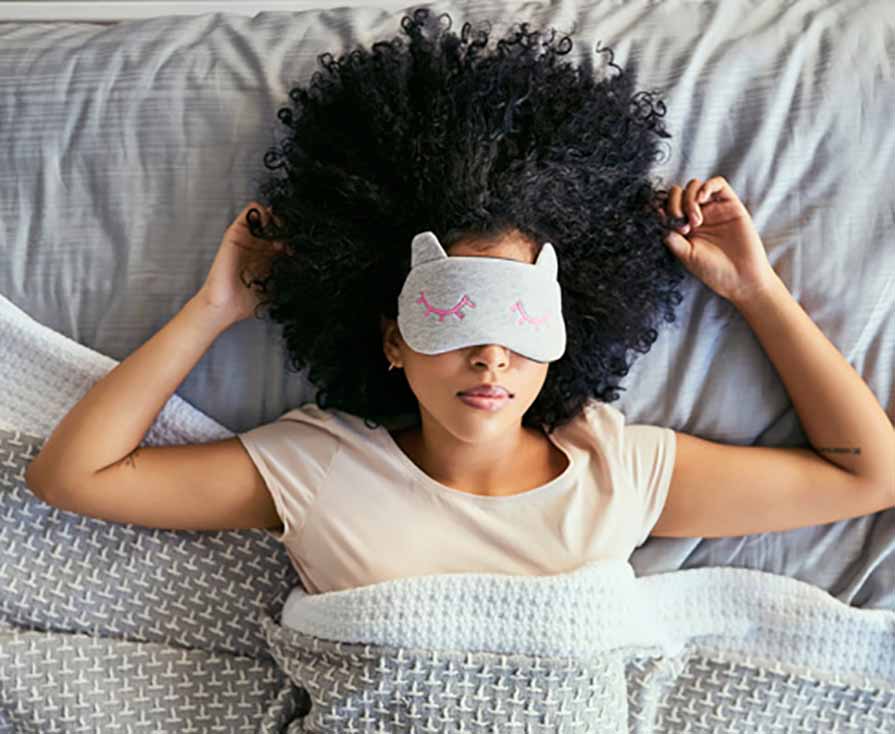 Black Women Sleeping In Bed